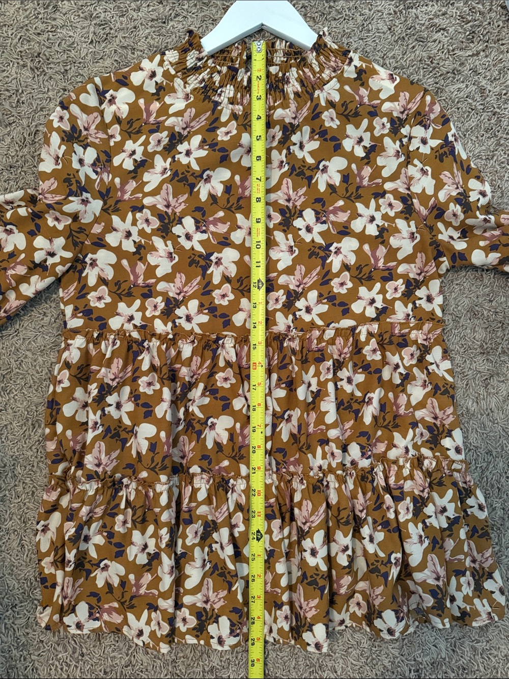 Trending Boho Floral Top M - Picture 8 of 9